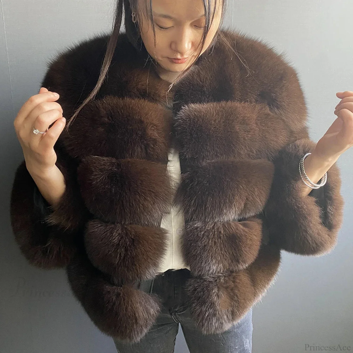 Fox Fur Winter Cold Weather Coat - Image 8
