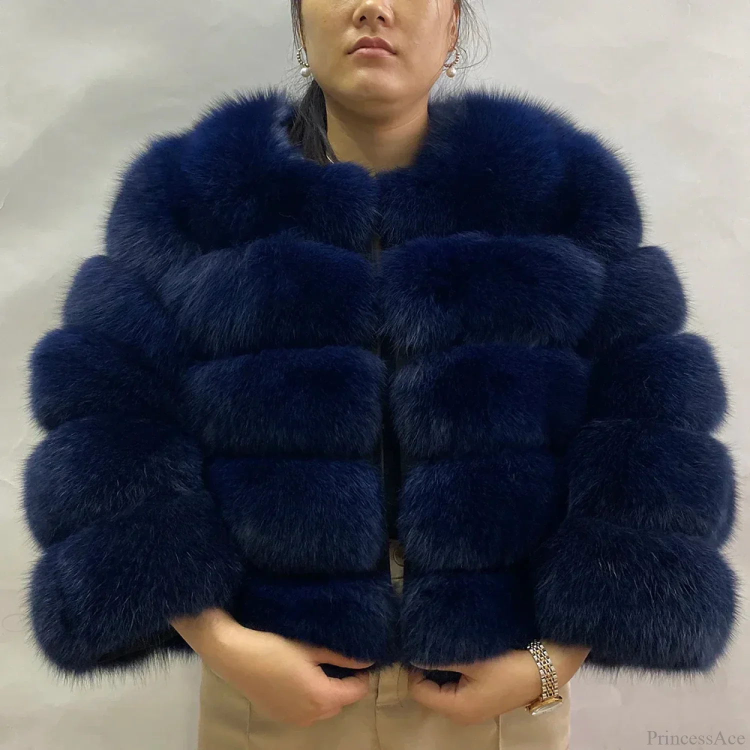 Fox Fur Winter Cold Weather Coat - Image 9