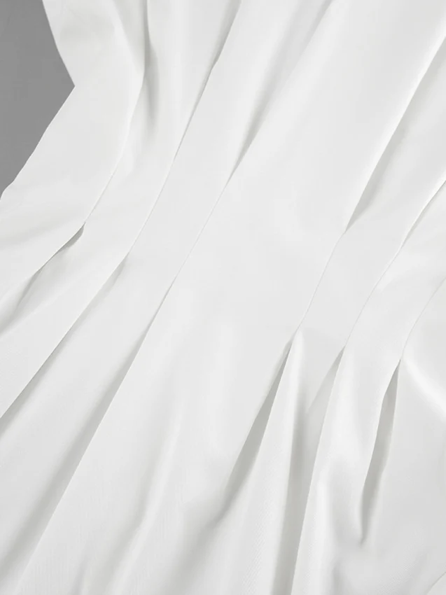 French Chic Long Sleeve Waist-Tied Blouse - Image 11