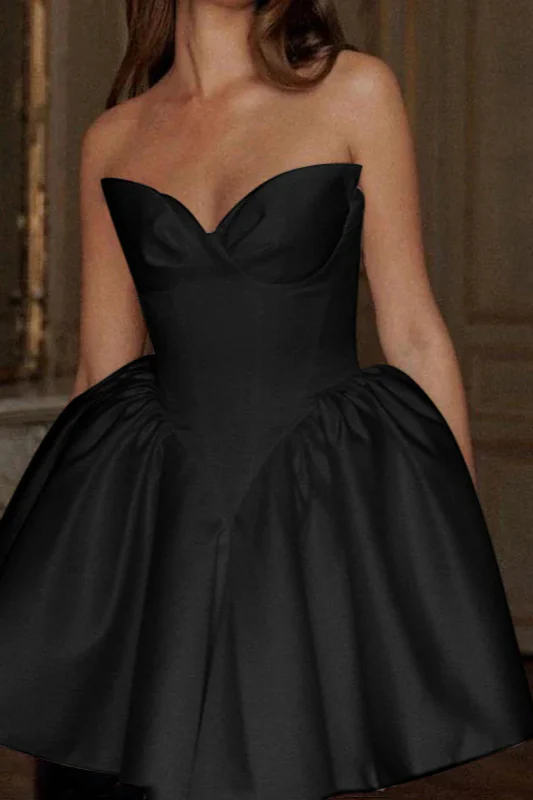 French Style Sweetheart Neckline A-Line Party Dress - Image 5
