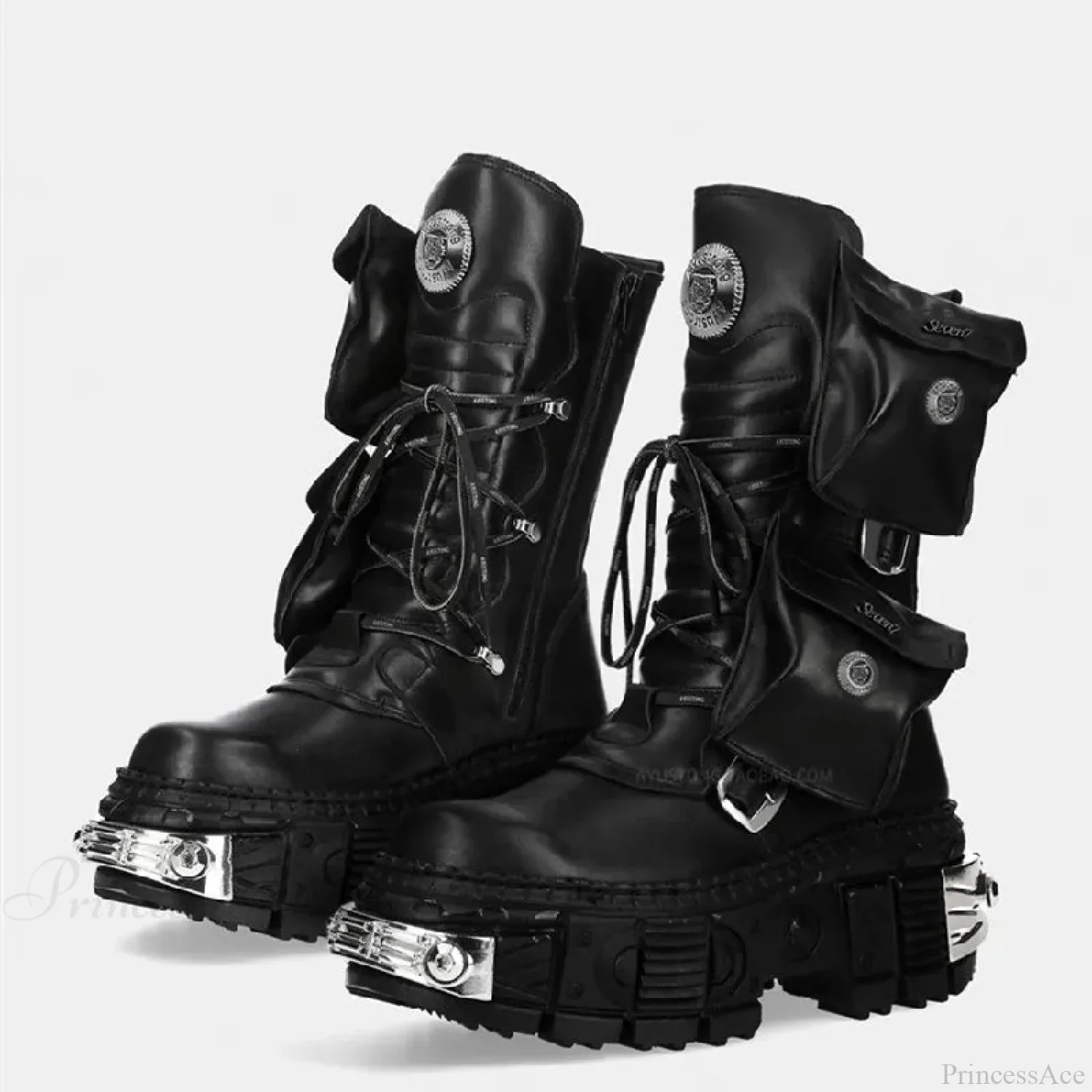 Fresh Punk Platform Gothic Lace Up Boot