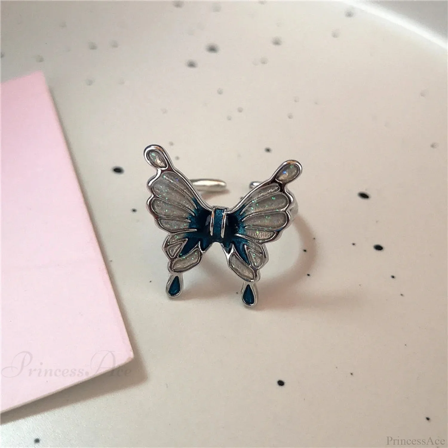 Genderless Bug Overstatement Cicada Dark Ring - Image 12