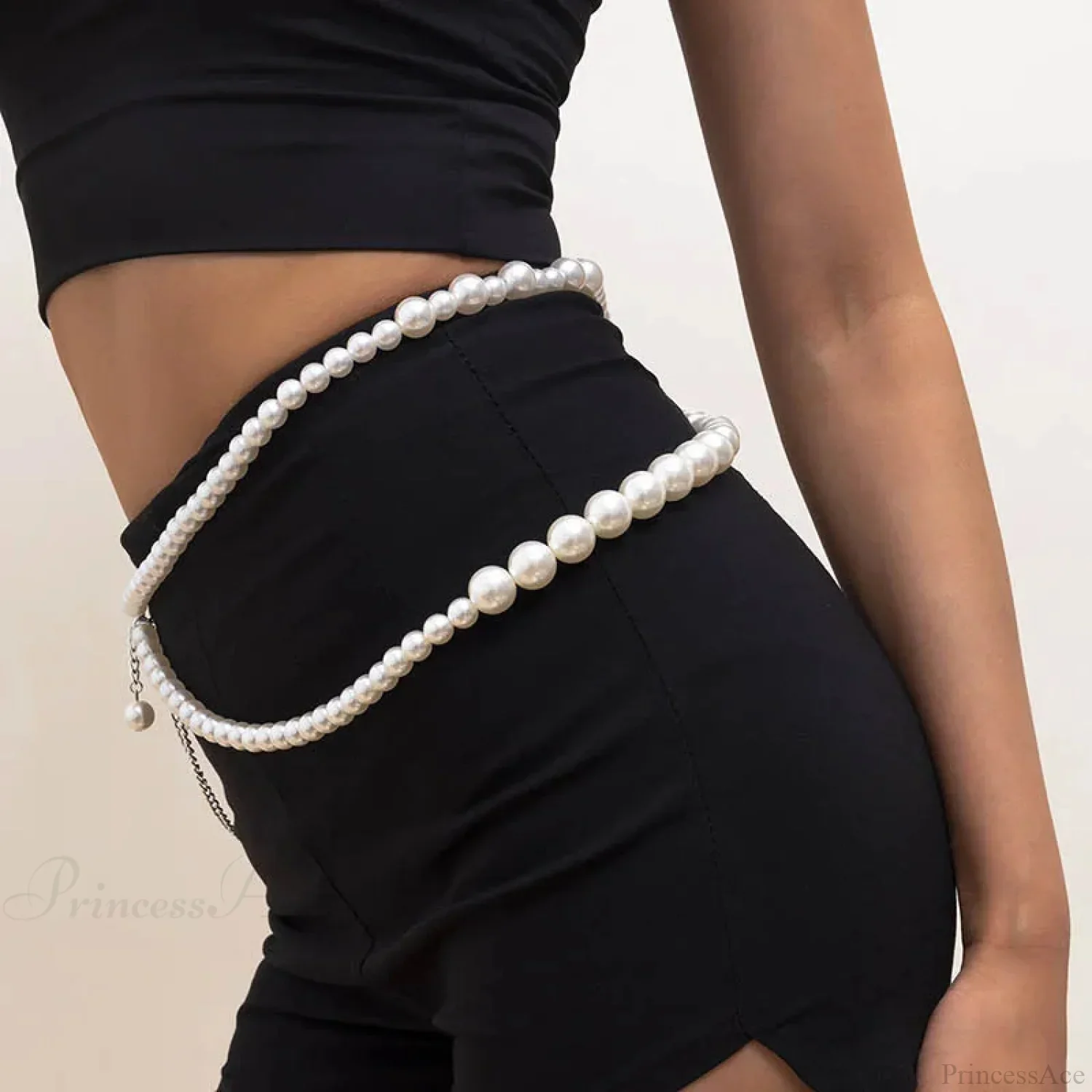 Geometric Gothic Lustrous Waist Chain Belt - Image 3