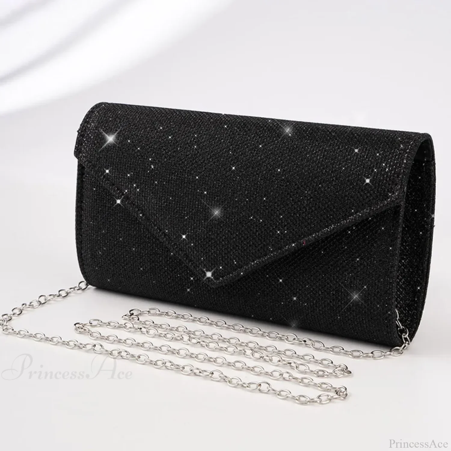 Glitter Envelope Evening Clutch Women's Day Wedding Party Crossbody Bag - Image 7