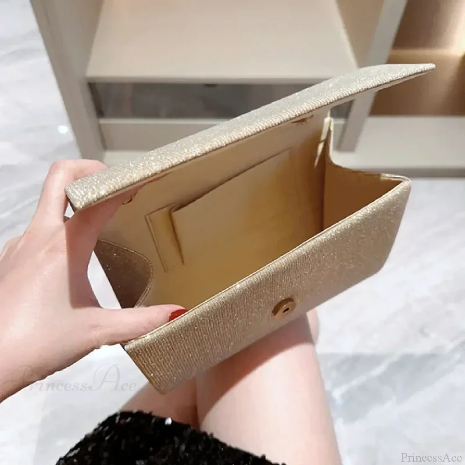 Glitter Wedding Clutch Shoulder Bag for Women - Image 4