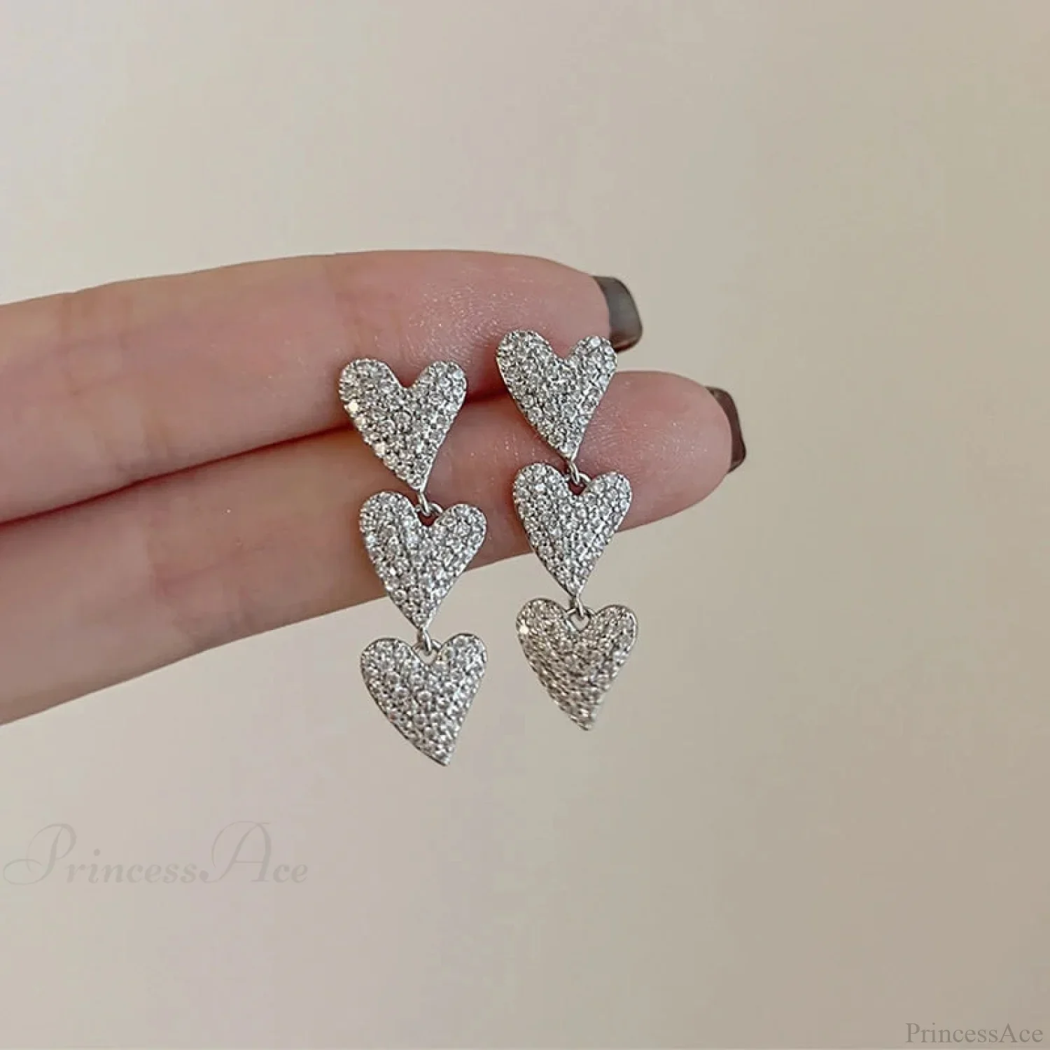 Gloomy Rebel Metal Chain Cross Affection Earring - Image 12