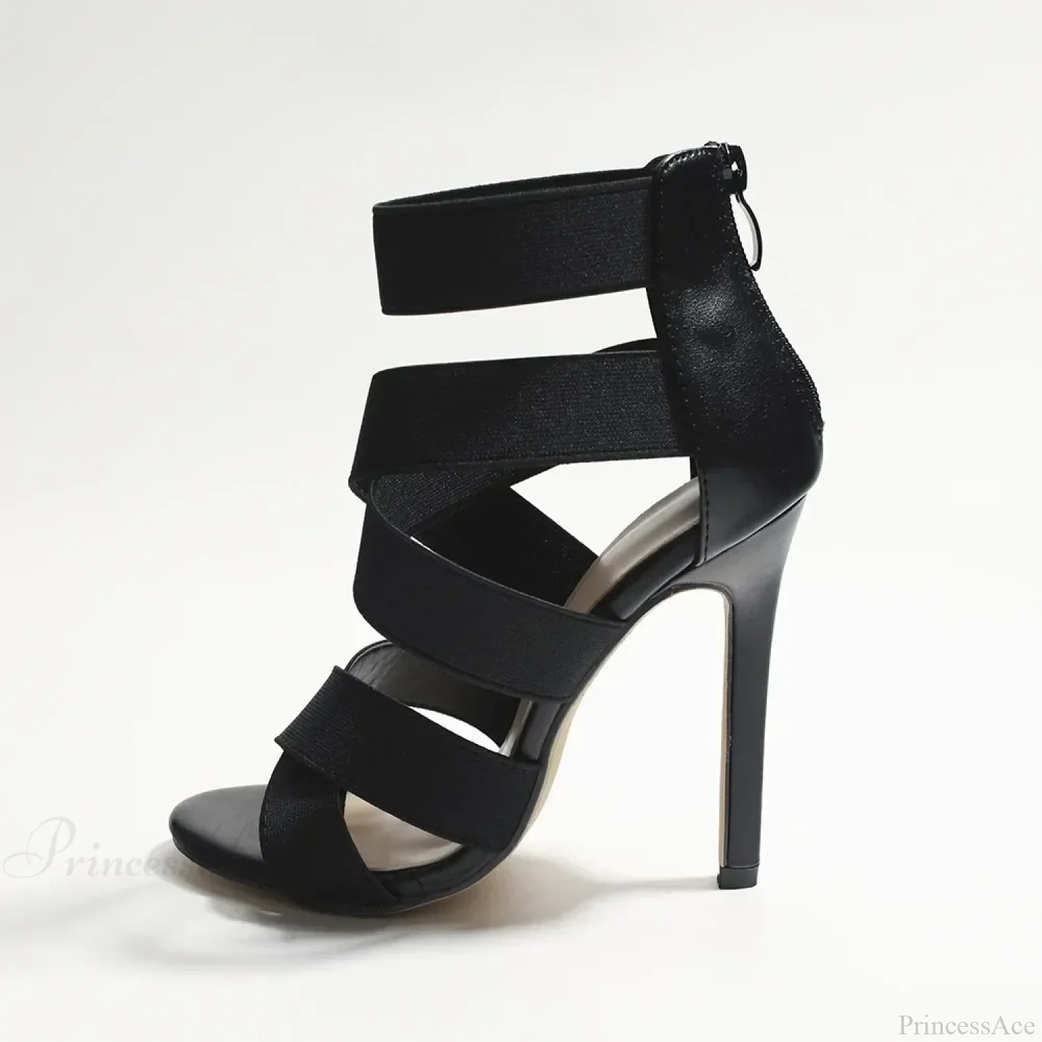 Gold Sexy Strange High Heels Gladiator Narrow Band Square ToeBuckle Strap Wedding Banquet Pumps High Heel - Image 7