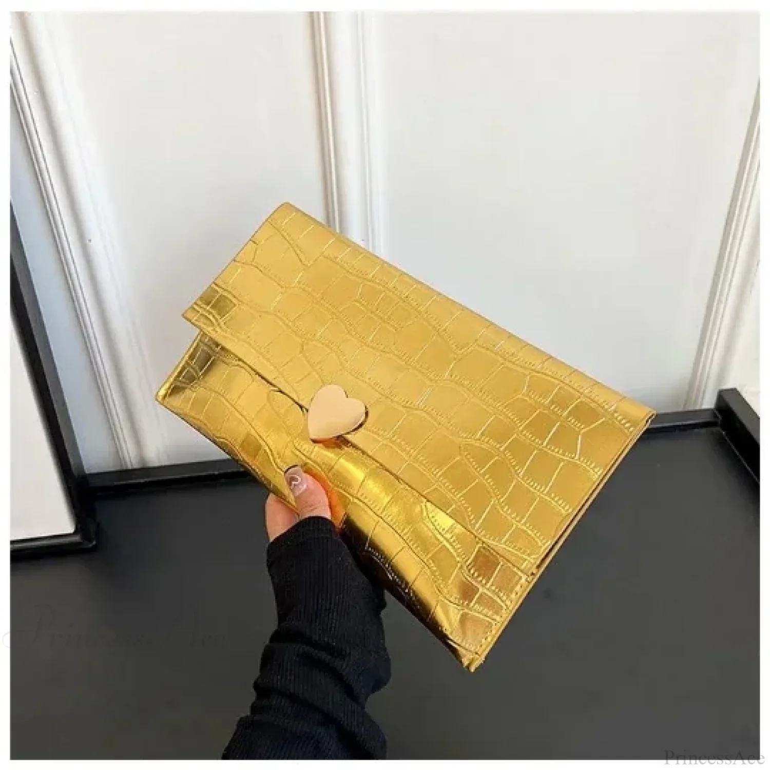 Golden Evening Banquet Clutch Wristlet - Image 8