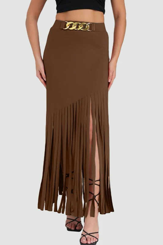 Goth Fringe Punk Mini Skirt - Image 5