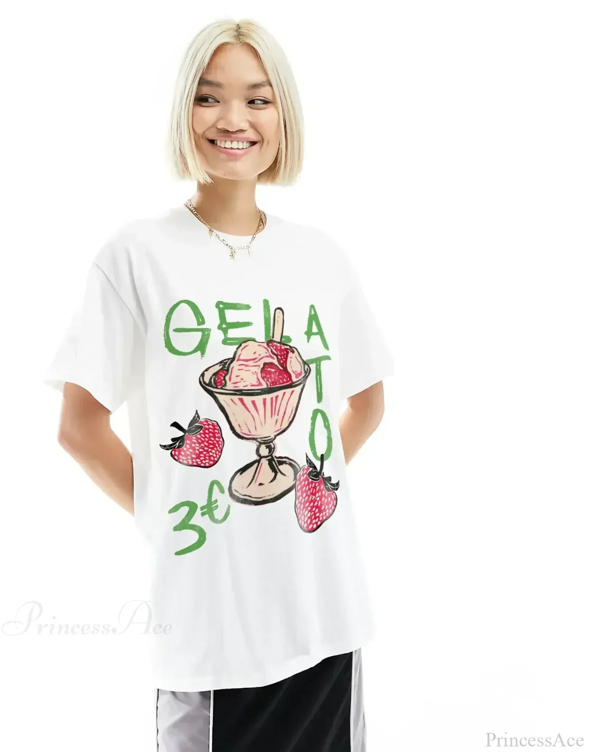 Gothic Harajuku Fluorescent Green Cherry T-shirt - Image 15