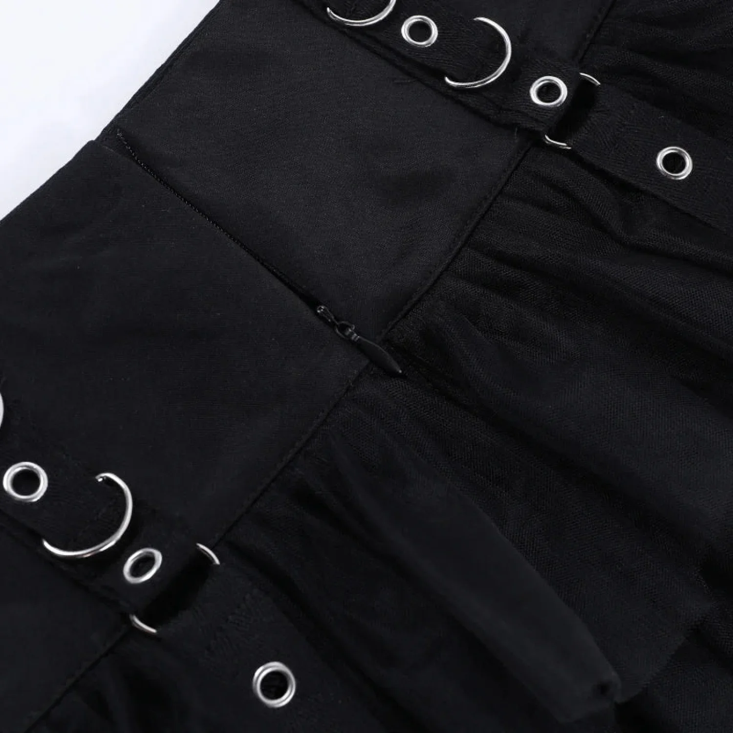 Gothic High Waist Mini Skirt - Image 4