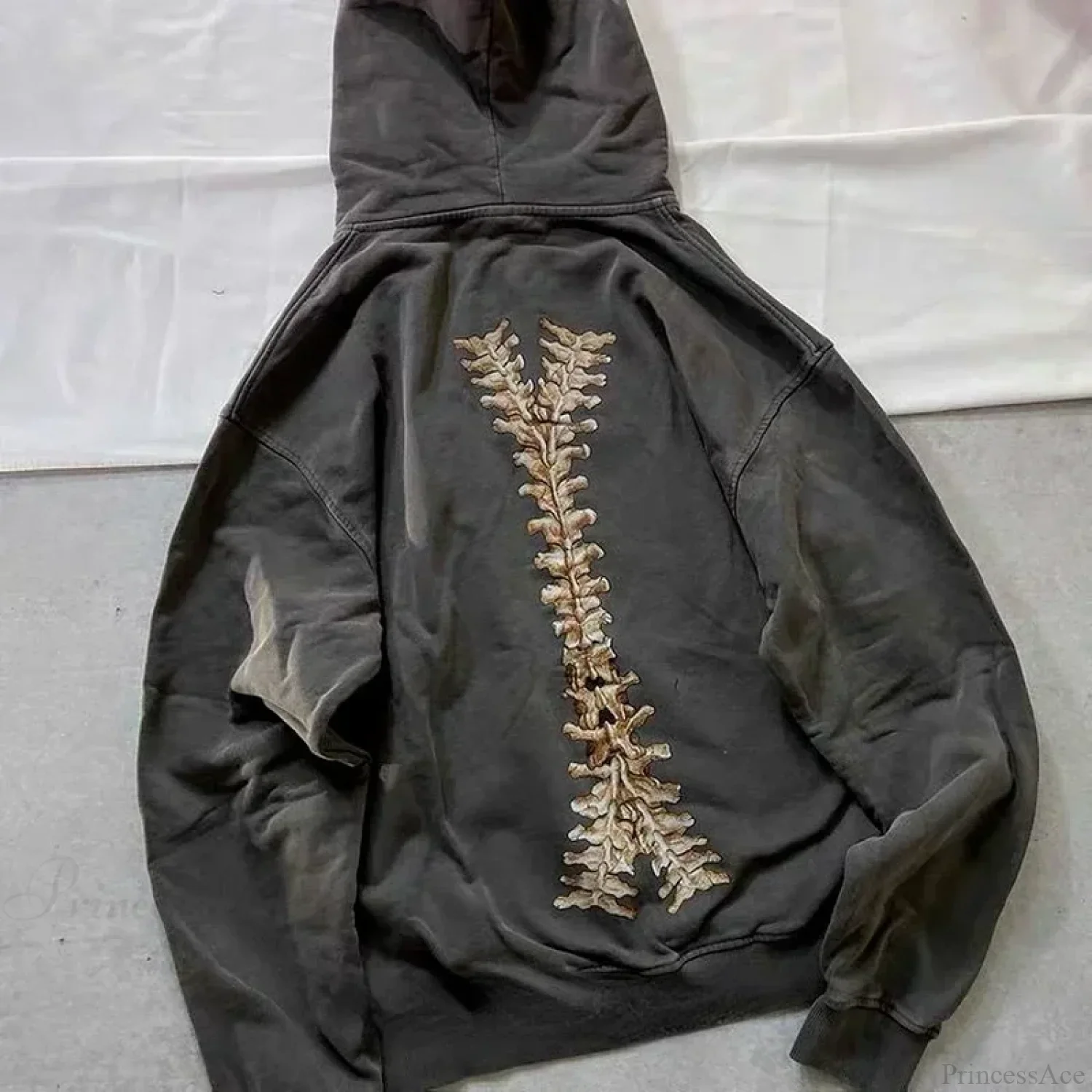 Gothic Long Sleeve Zipper Hoodie