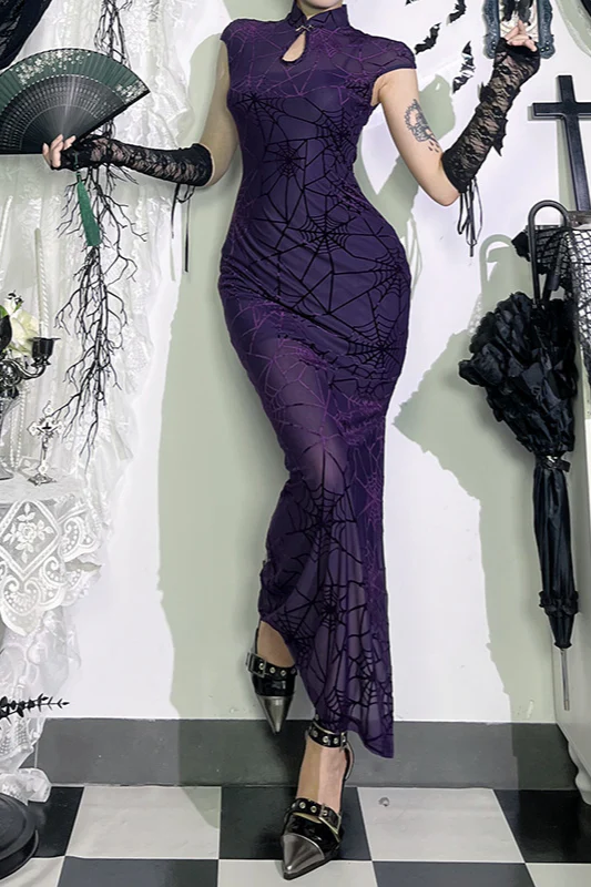 Gothic Qipao Style Gothic Dress