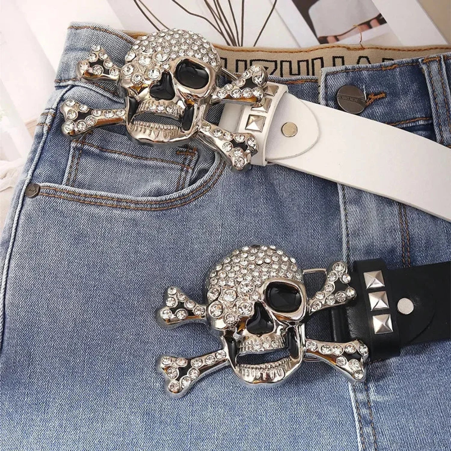 Gothic Skeleton Broad Belt - Image 3