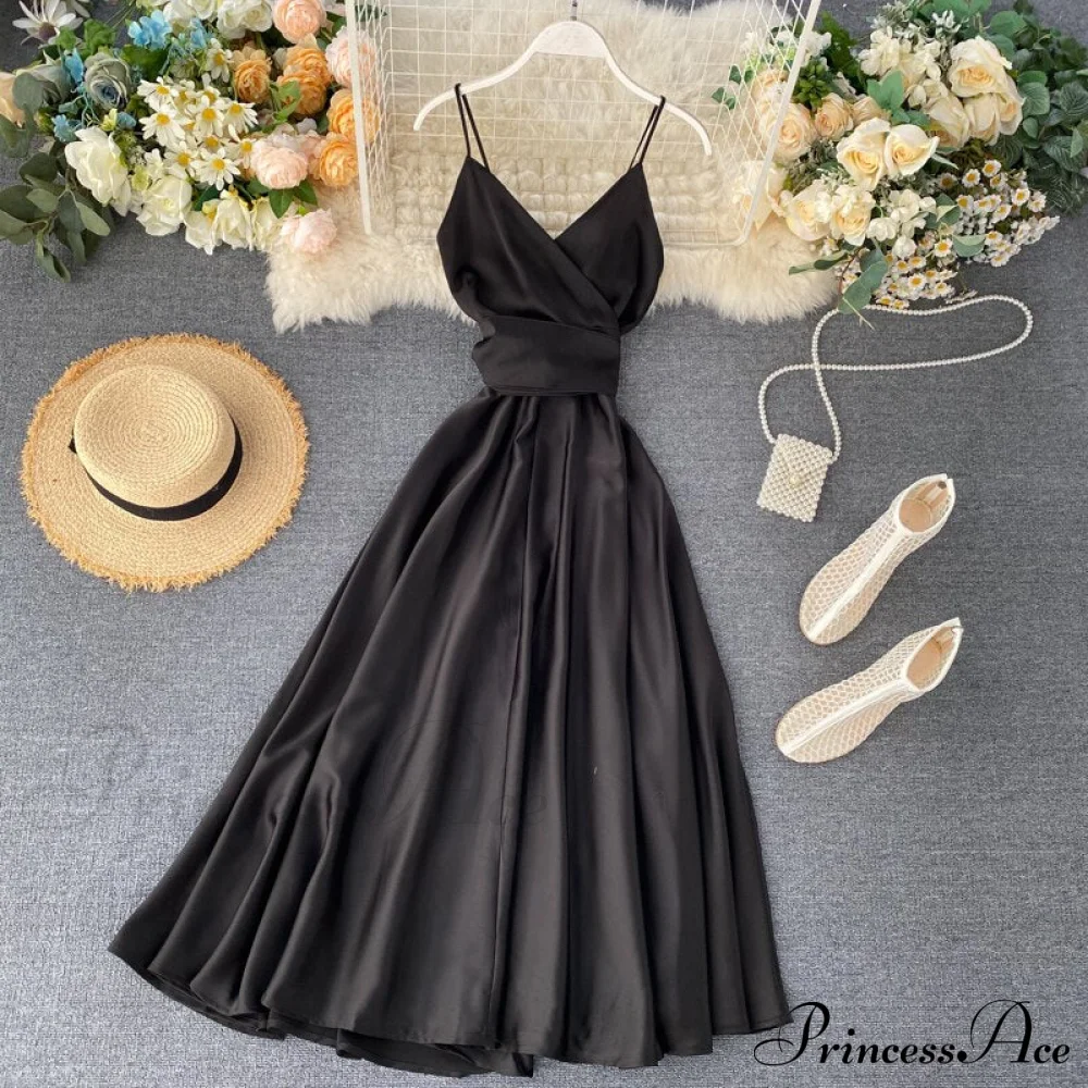 Gown Spaghetti Backless V Women Neck Tank Full-Length Robe Sexy Party Strap Female Long Dresses Festive Warm-Season Vestidos - Image 14