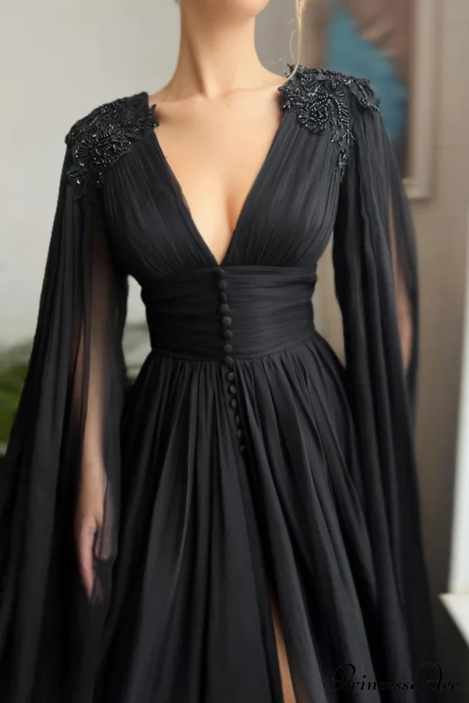 Graceful Black Gown - Image 6