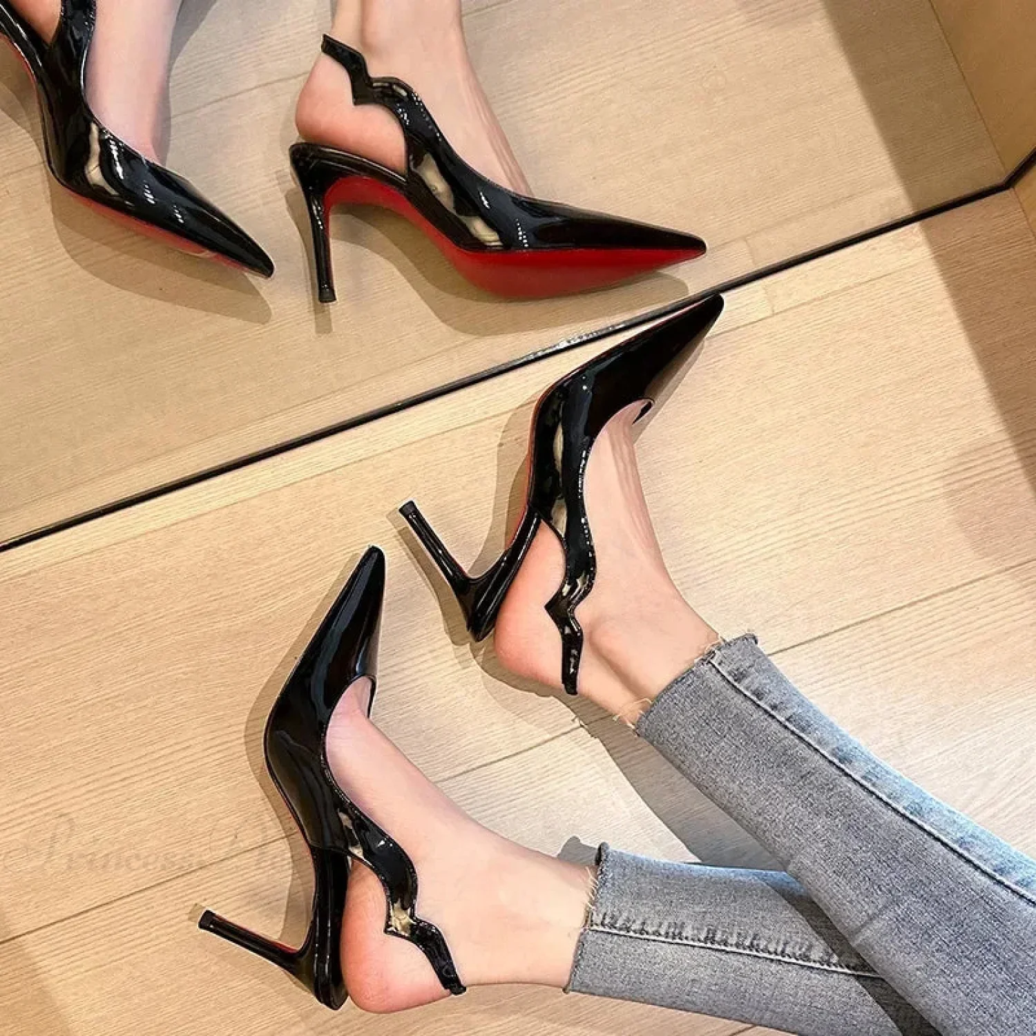 Graceful Office Gothic High Heel - Image 3