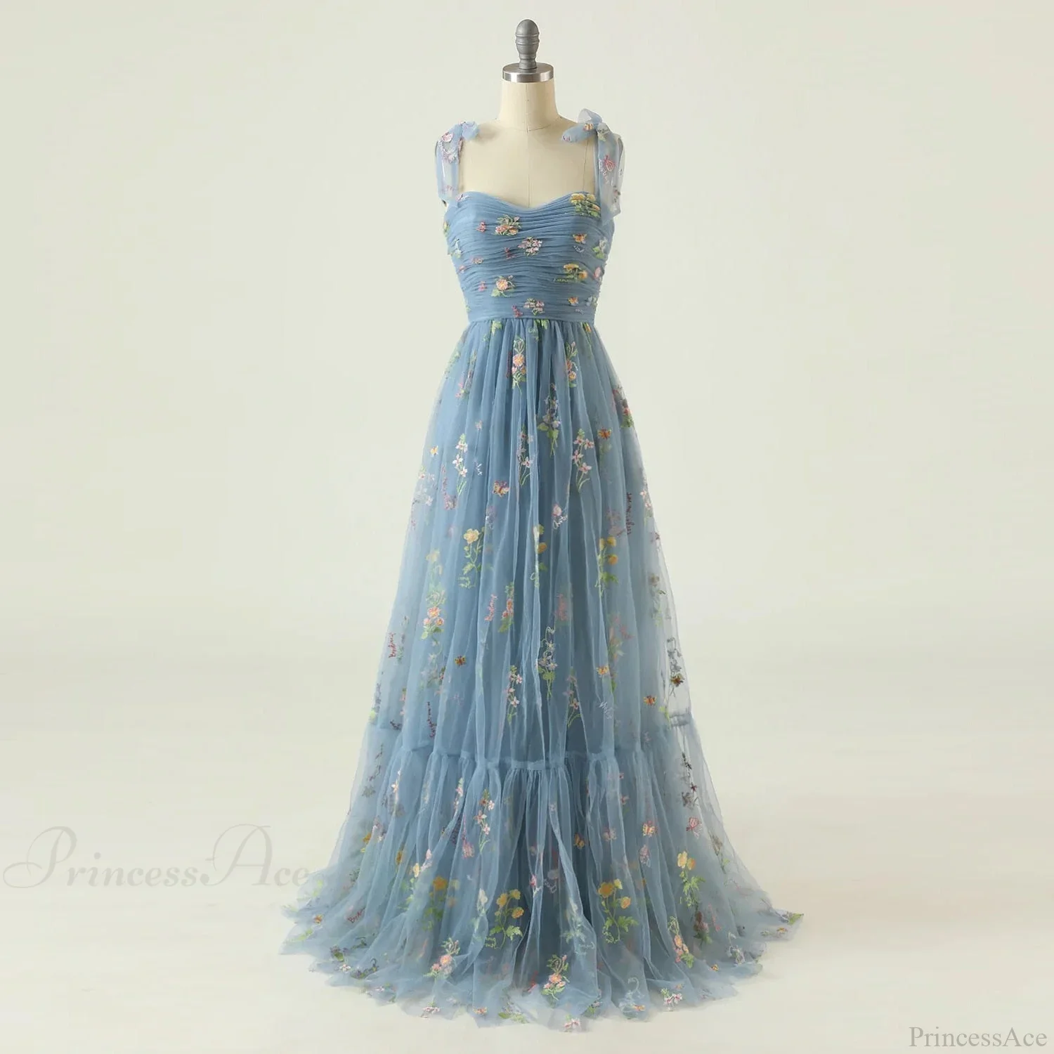 Tulle Adjustable Straps Elegant Party Dress - Image 3
