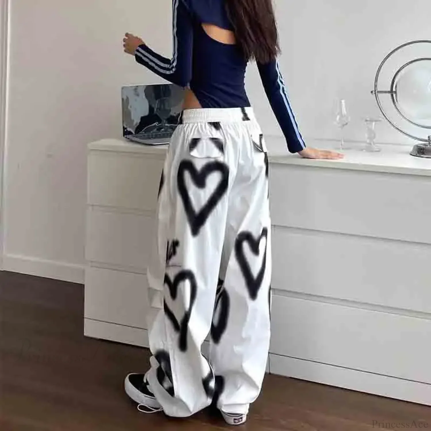 Graffiti Hip Hop Loose Casual Pants - Image 3