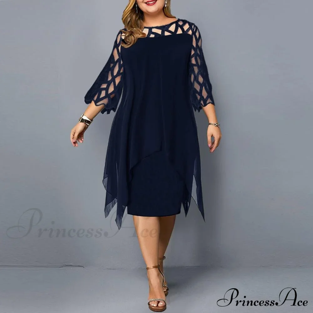Green Lace Size - 4XL Women's Party Mesh Red Midi 6XL Plus Purple in Gown Elegant - Black 5XL Clothing - Image 8
