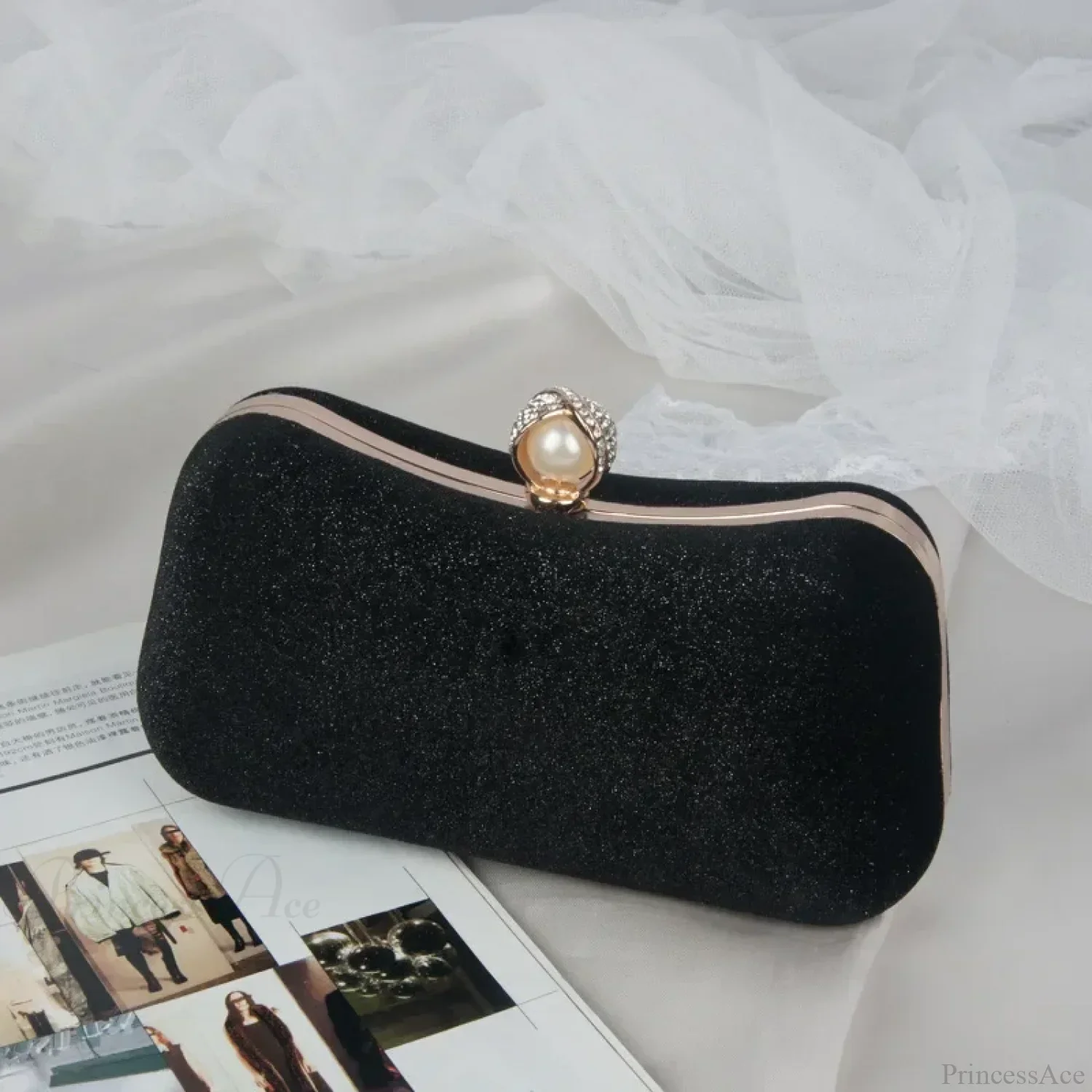 Green Vintage Wedding Evening Clutch Bag - Image 10