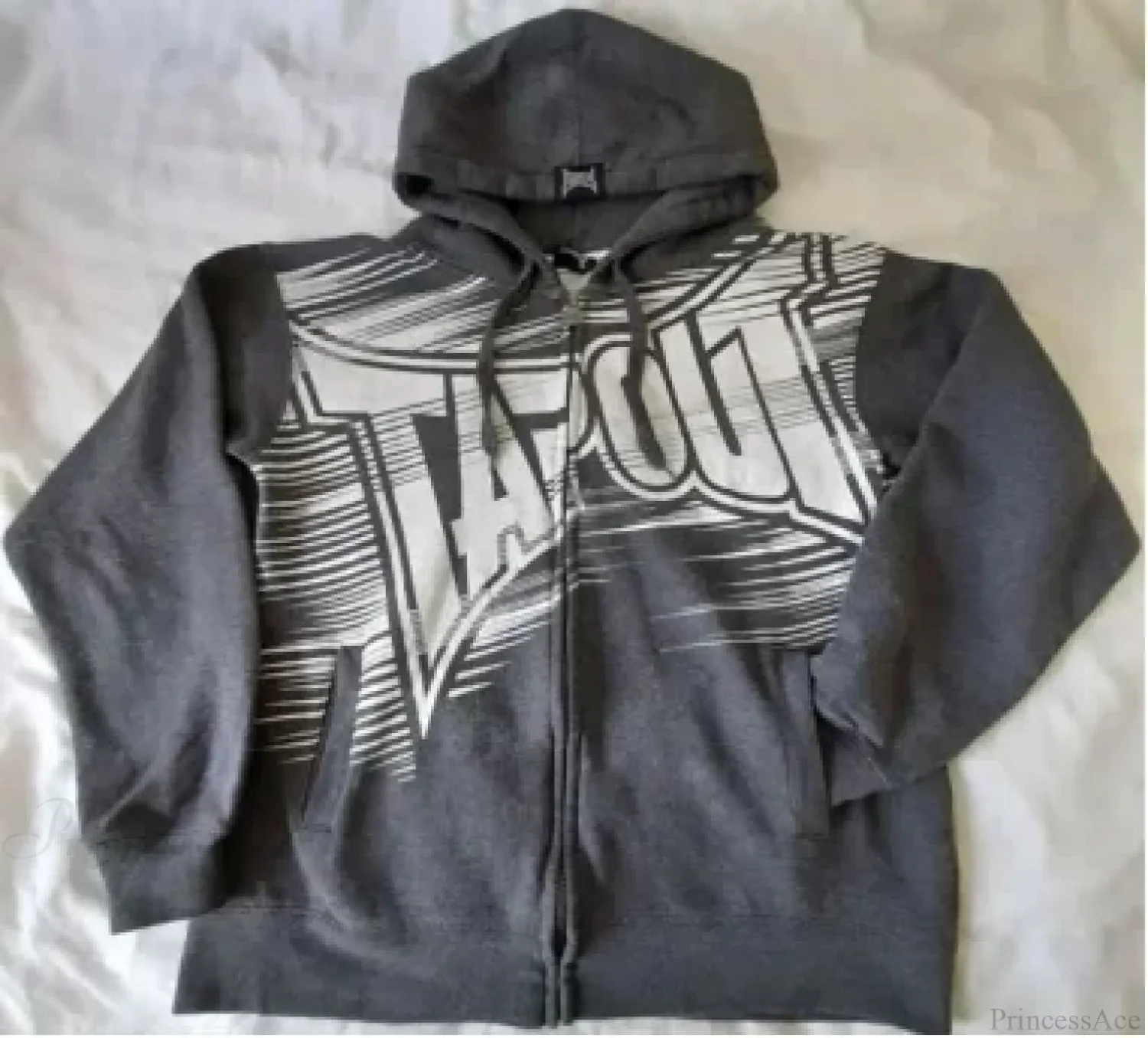Grunge Zip Up Sweatshirt - Image 3