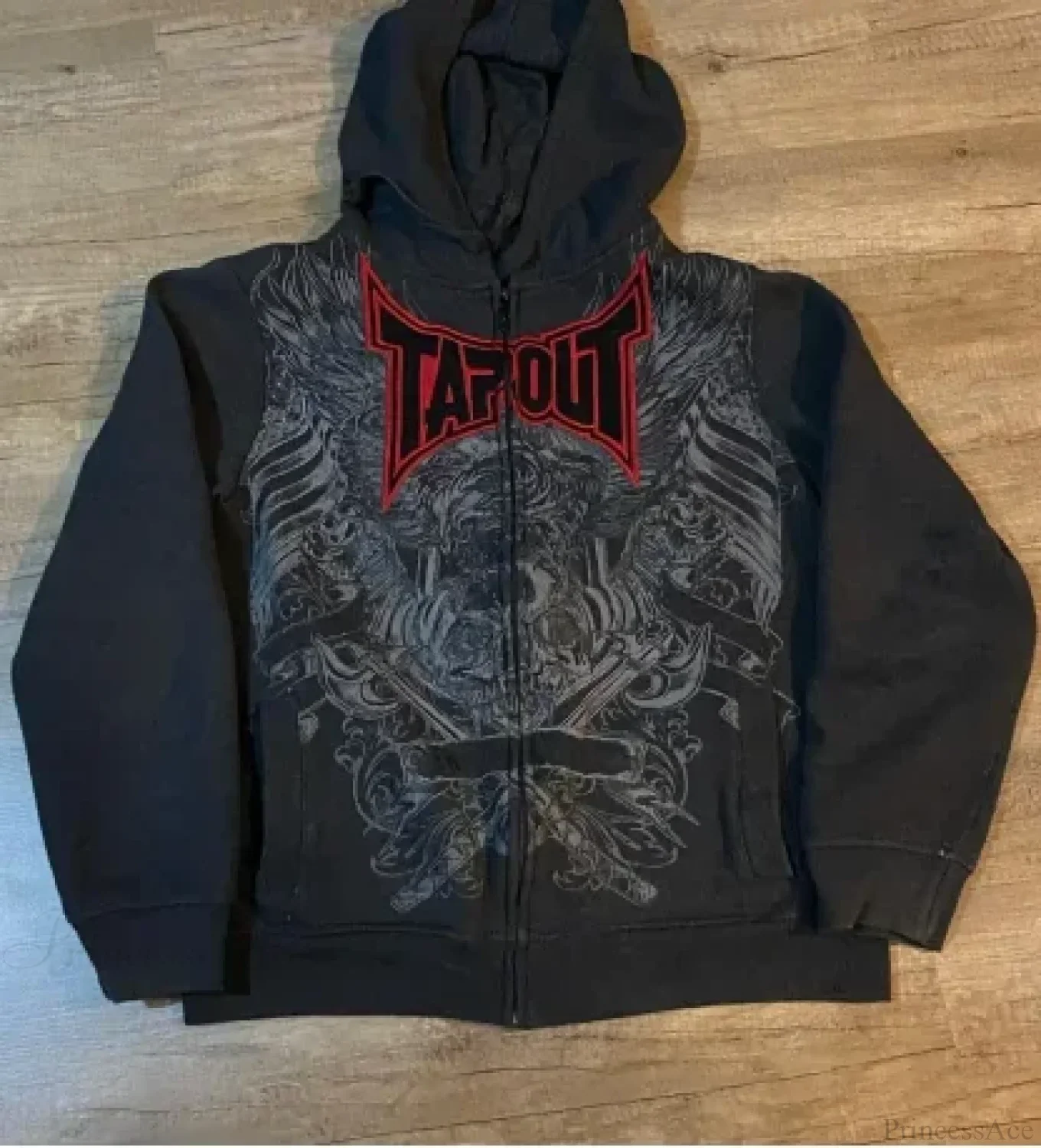 Grunge Zip Up Sweatshirt - Image 7