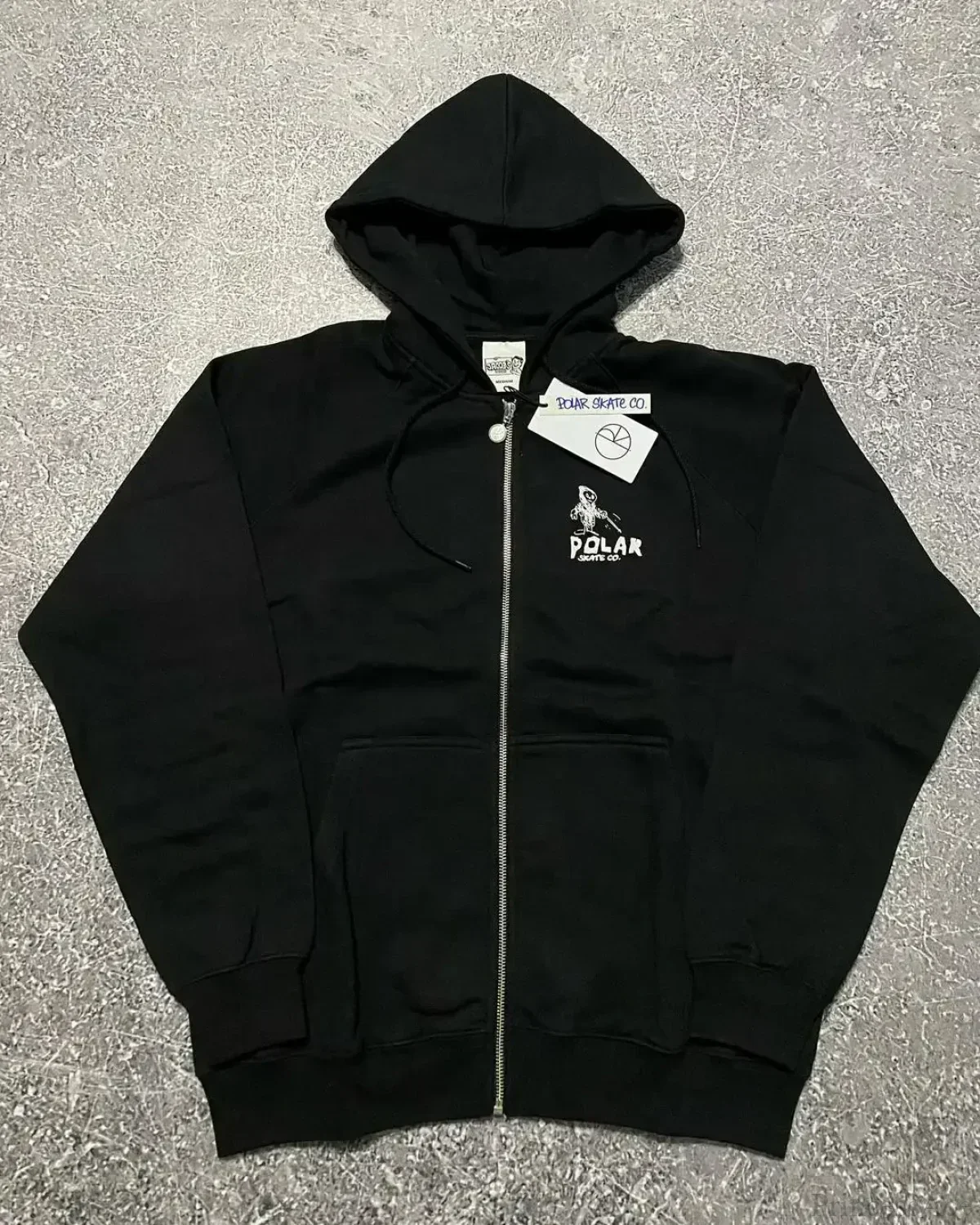 Grunge Zip Up Sweatshirt - Image 9