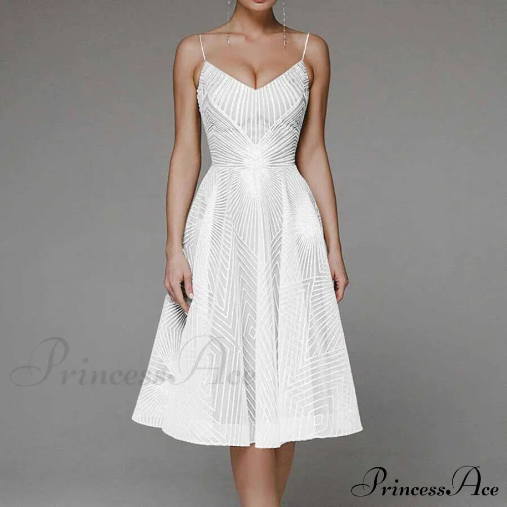 Guest Embroidered Formal Elegant Midi Warm-Season Wedding Evening Party - Backless Gown for Women Dress - Image 12