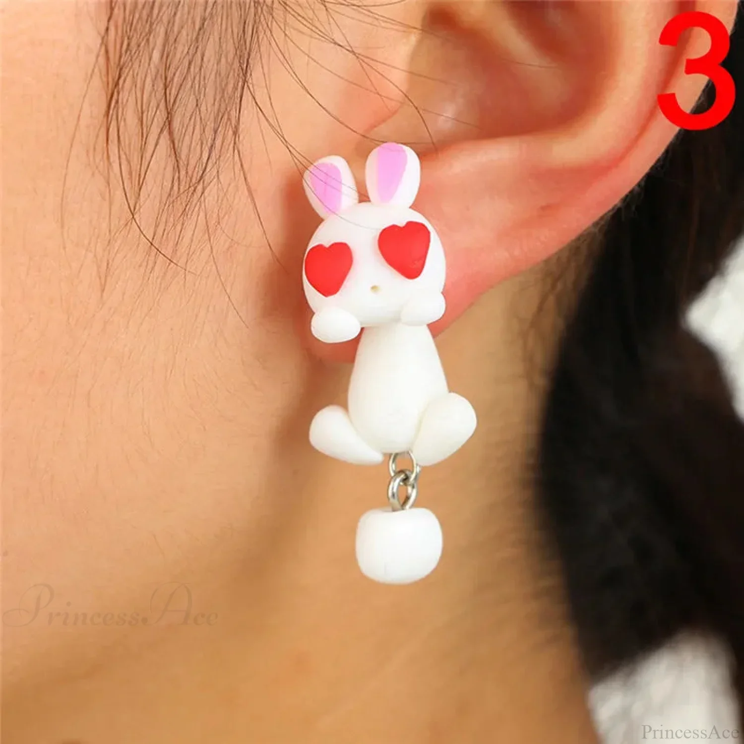 Halloween Dark Spider Amulet Stud Earring - Image 15
