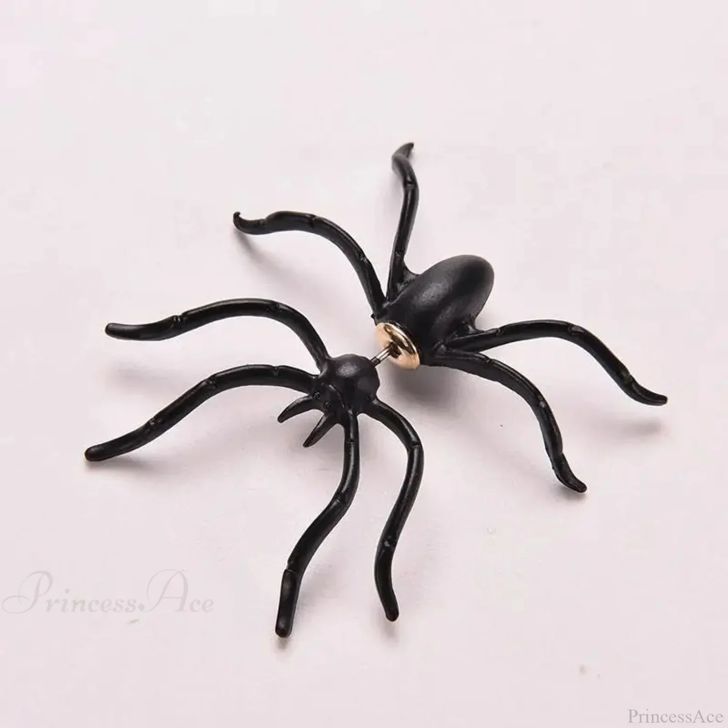 Halloween Dark Spider Amulet Stud Earring - Image 4