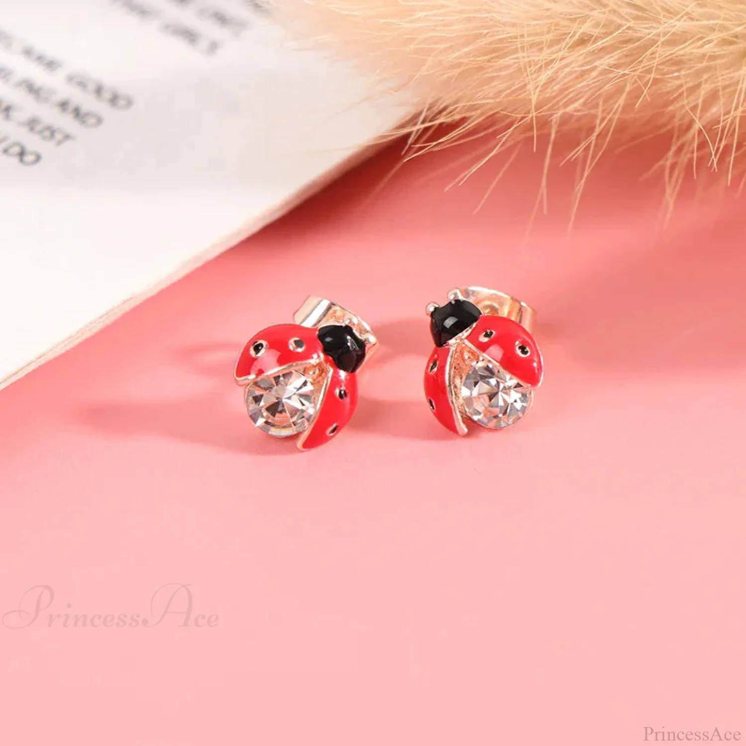 Halloween Dark Spider Amulet Stud Earring - Image 7