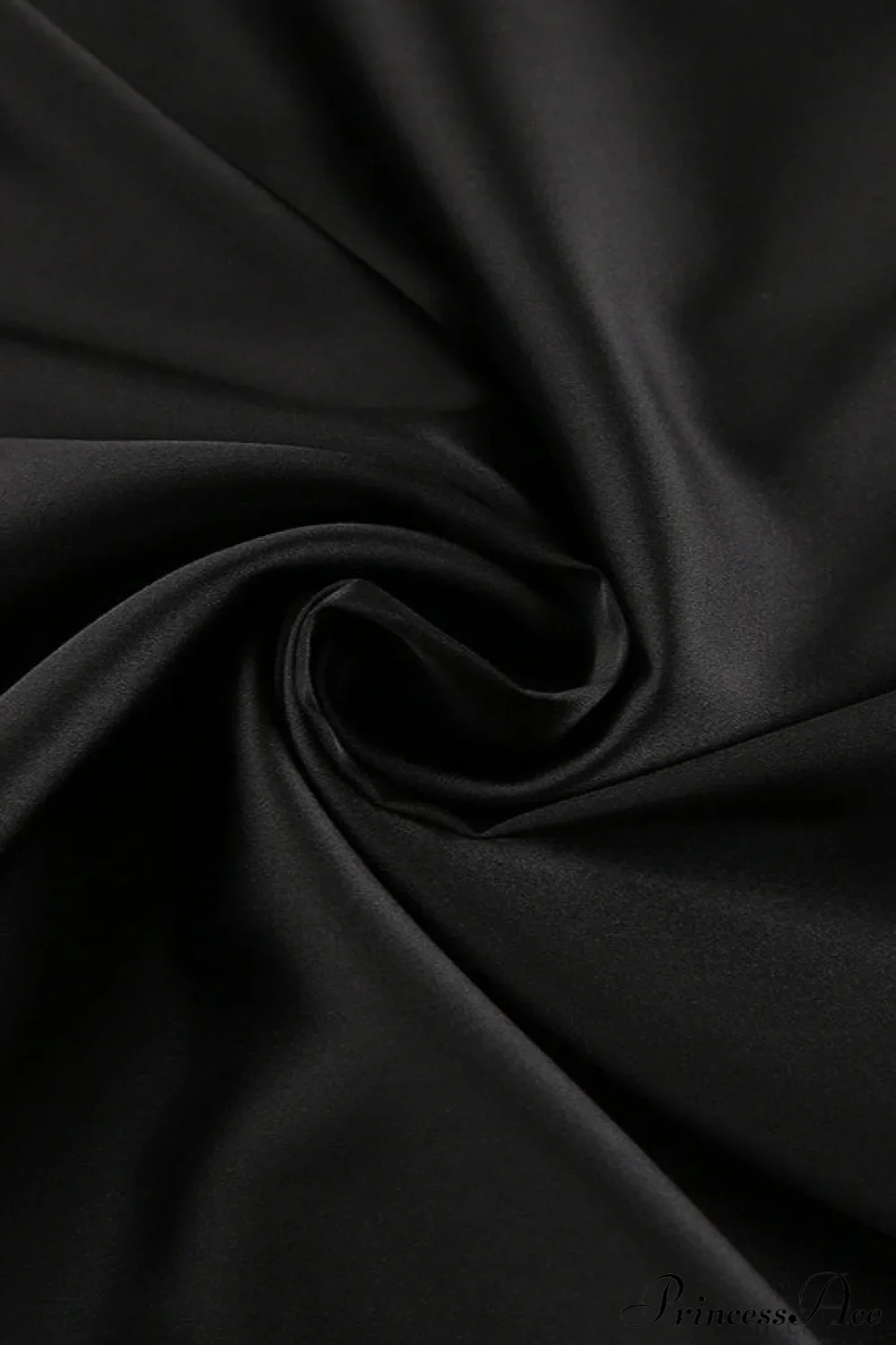 Halter Draped Satin Curvy Maxi Dress - Image 6
