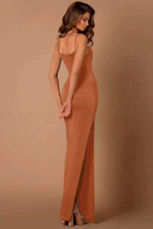 Halter Neck Slim Fit Bodycon Dress Party Dress - Image 4