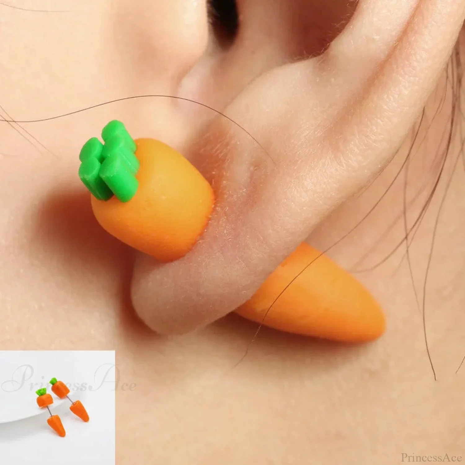 Handcrafted 3D Animated Polymer Clay Earring - Image 5