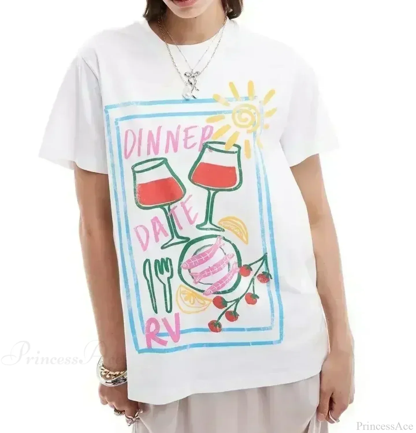 Harajuku Passionate Logo Graphic T-shirt - Image 12