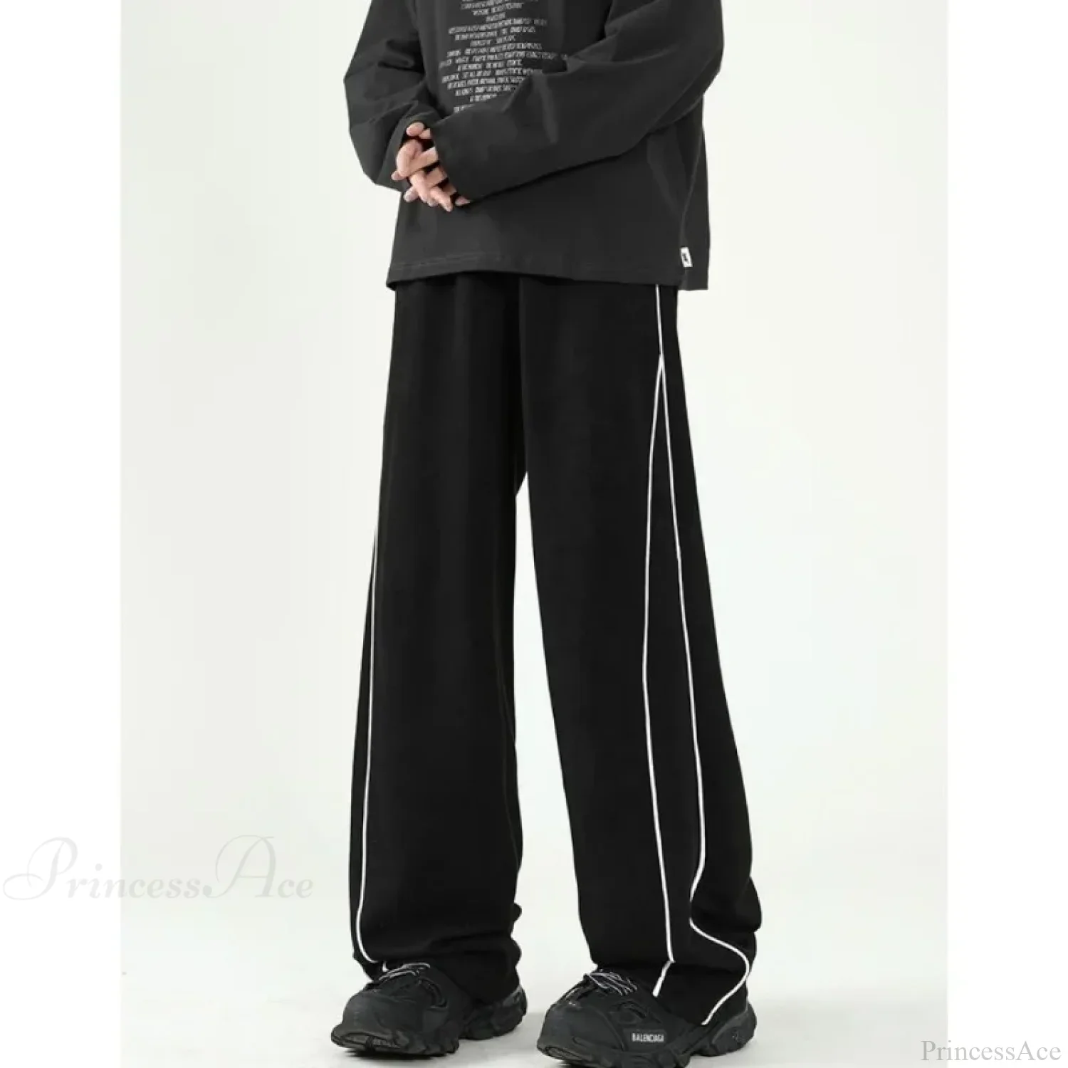 Harajuku Stripe Sweatpants Oversized Pants