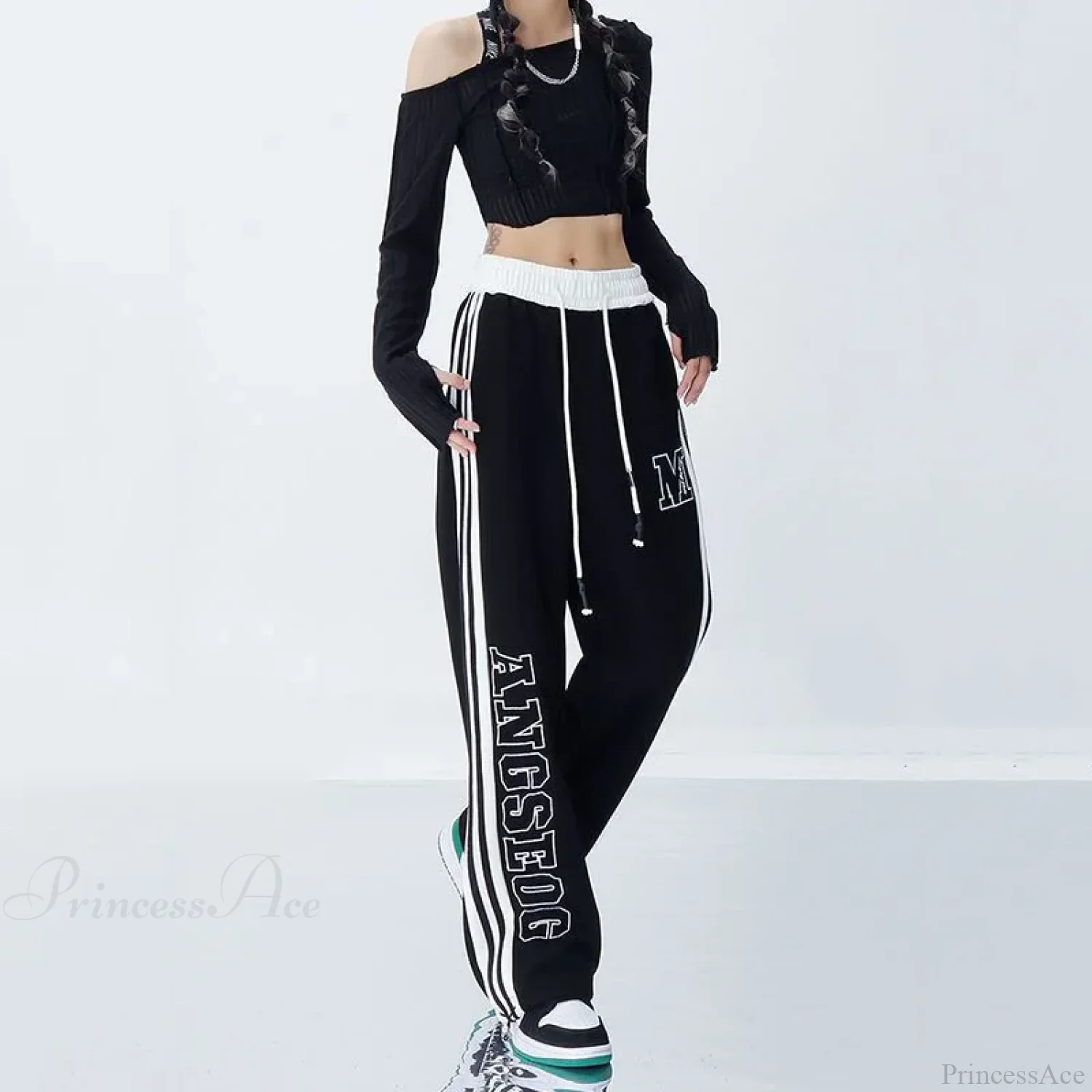 Harajuku Striped Jogging Pants