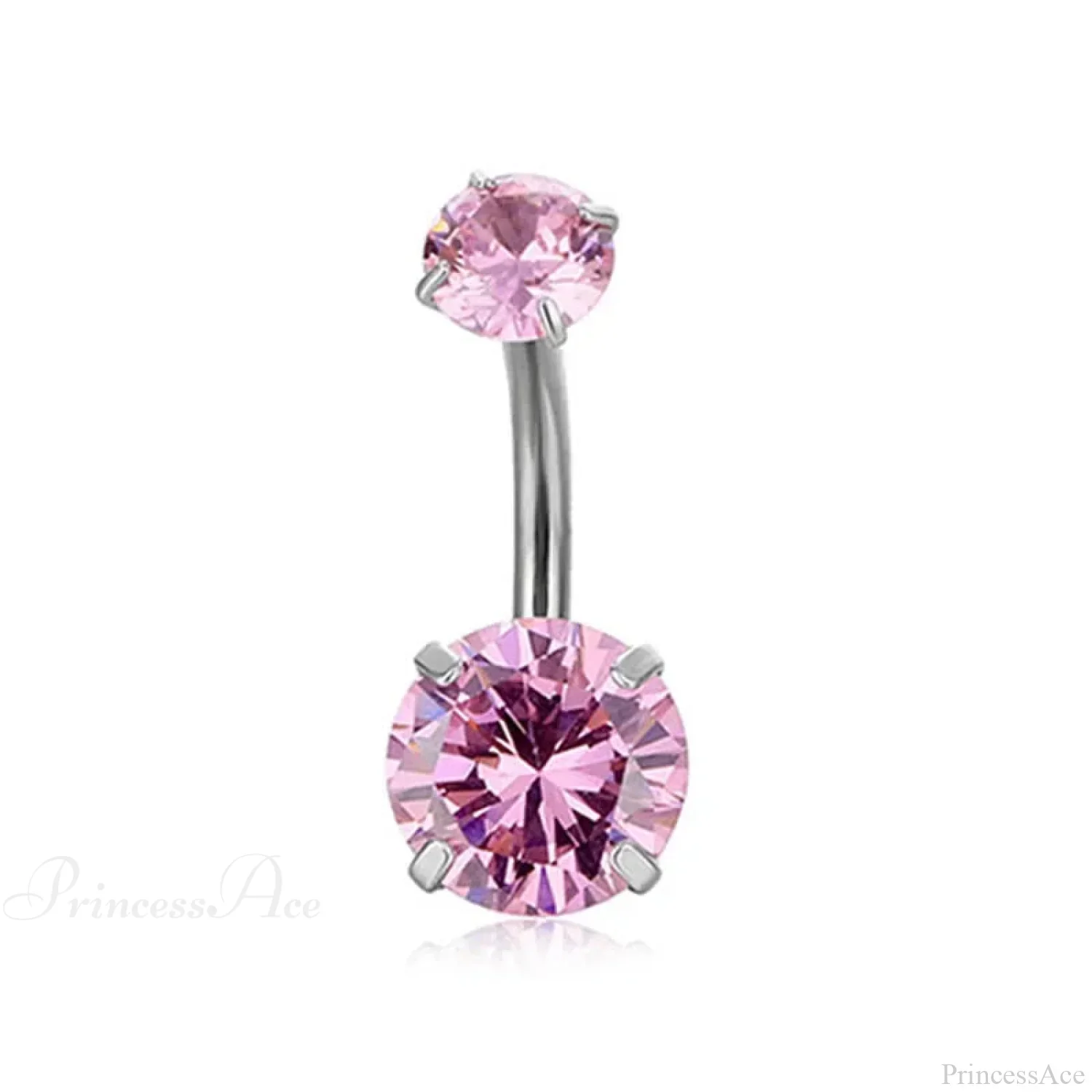 Heavenly Feathers Rose Dark Belly Ring - Image 30