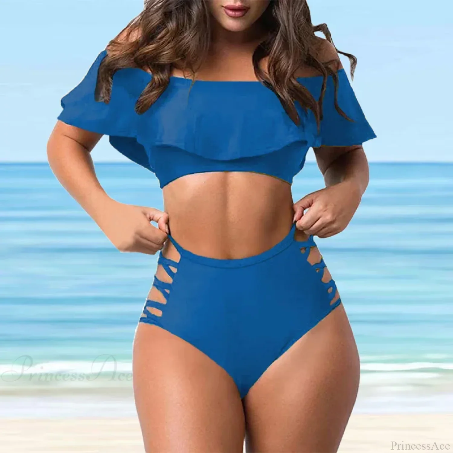 High Hips Pattern Tank Set Two Piece Set - Image 6