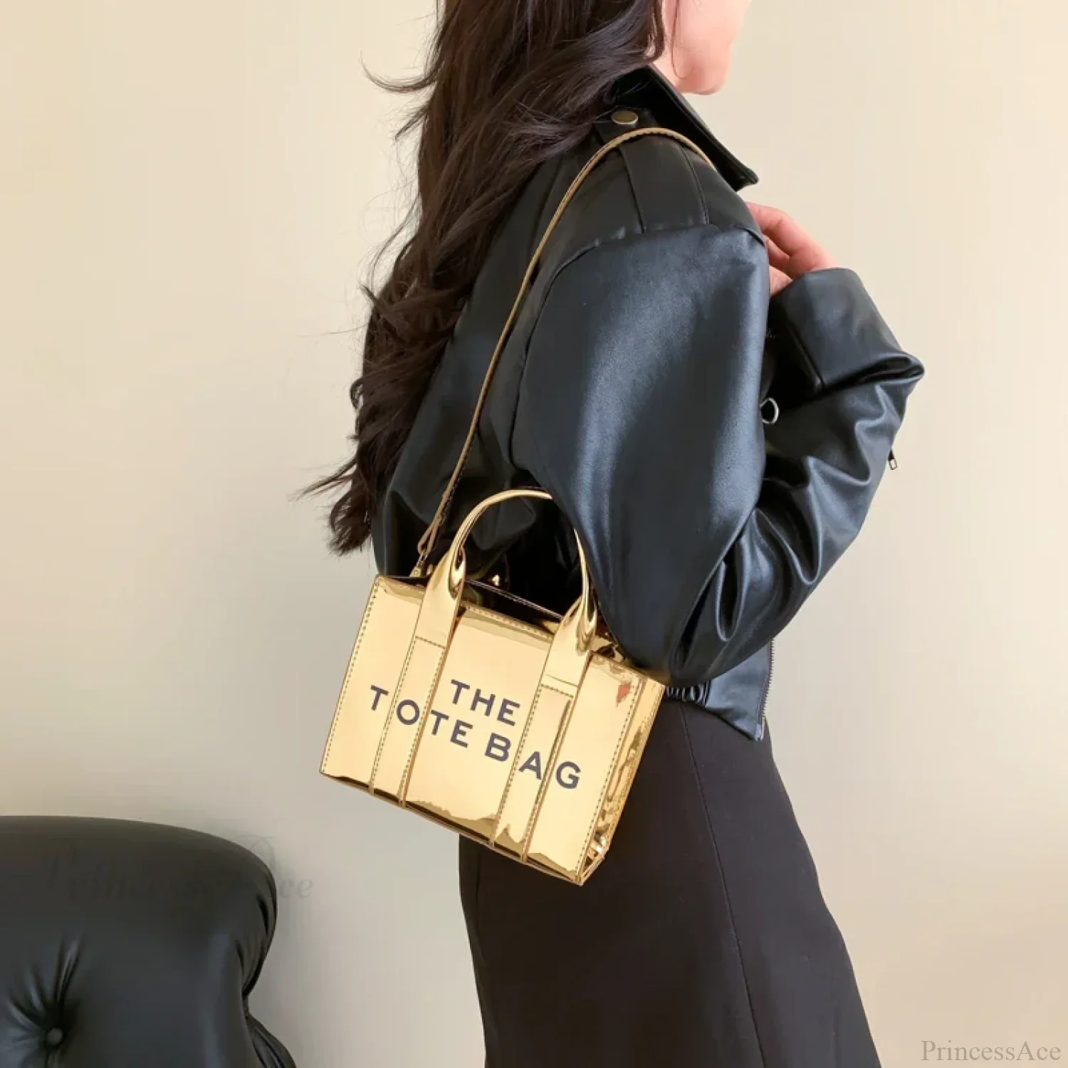 High-Quality Leather Designer Luxury Satchel Handbag - Image 2