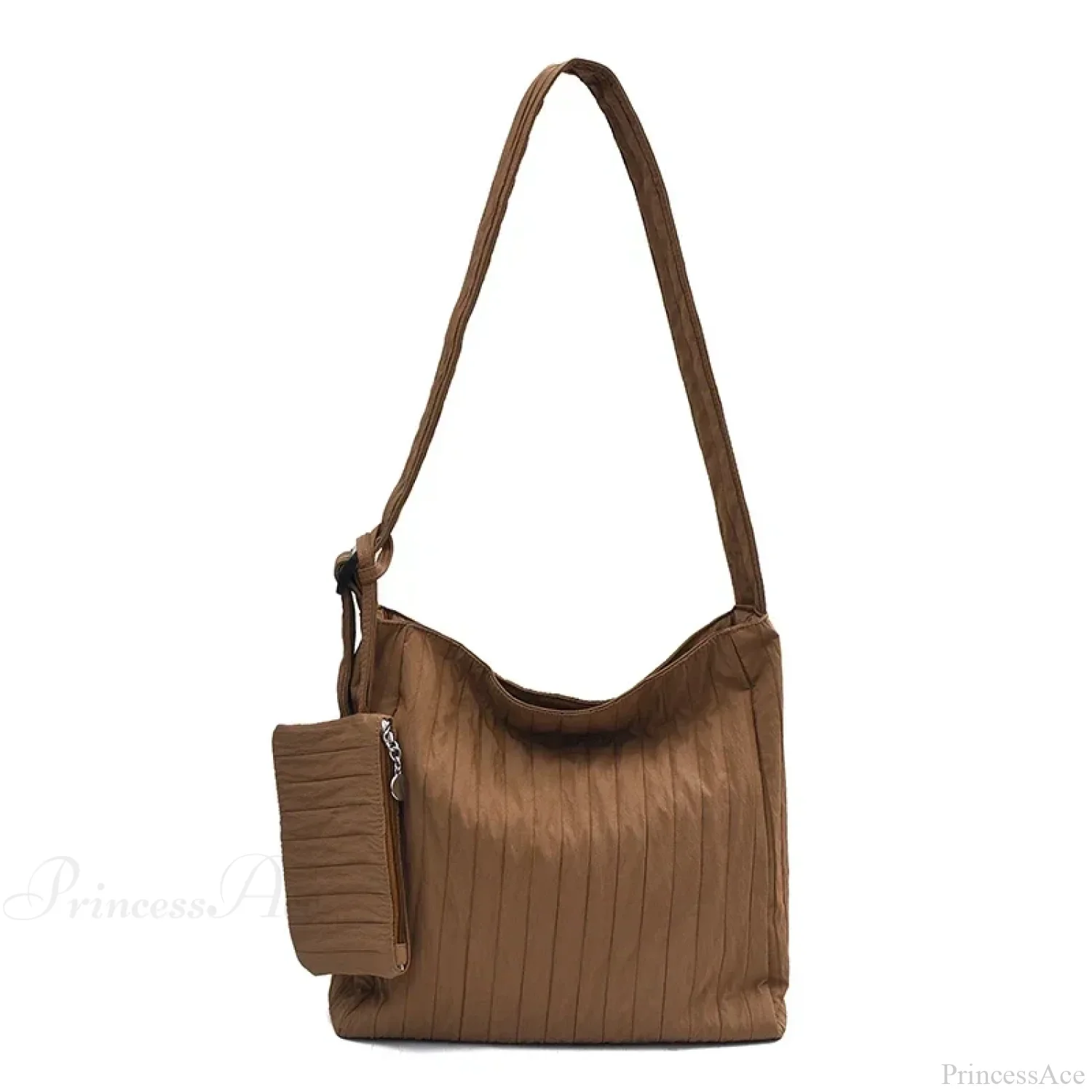 High-Quality Nylon Pleated Zipper Crossbody - Image 8