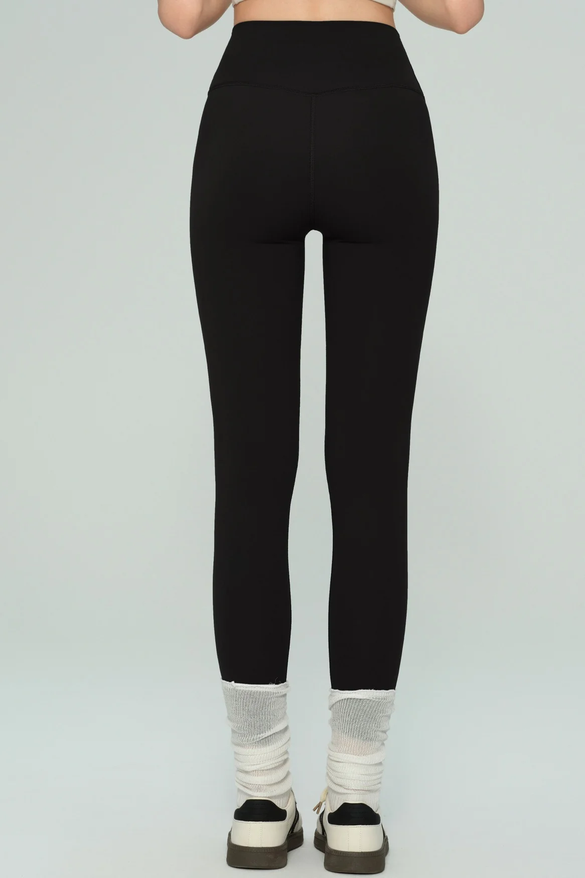 High-Waisted Fleece Lined Sculpting Leggings - Image 10