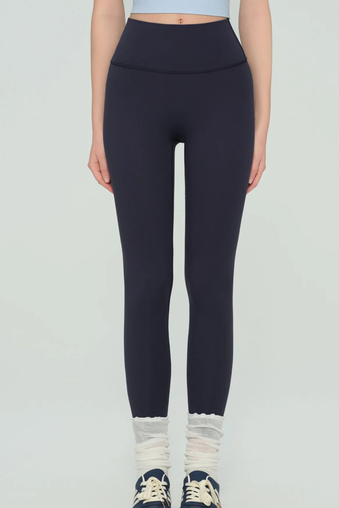 High-Waisted Fleece Lined Sculpting Leggings - Image 5