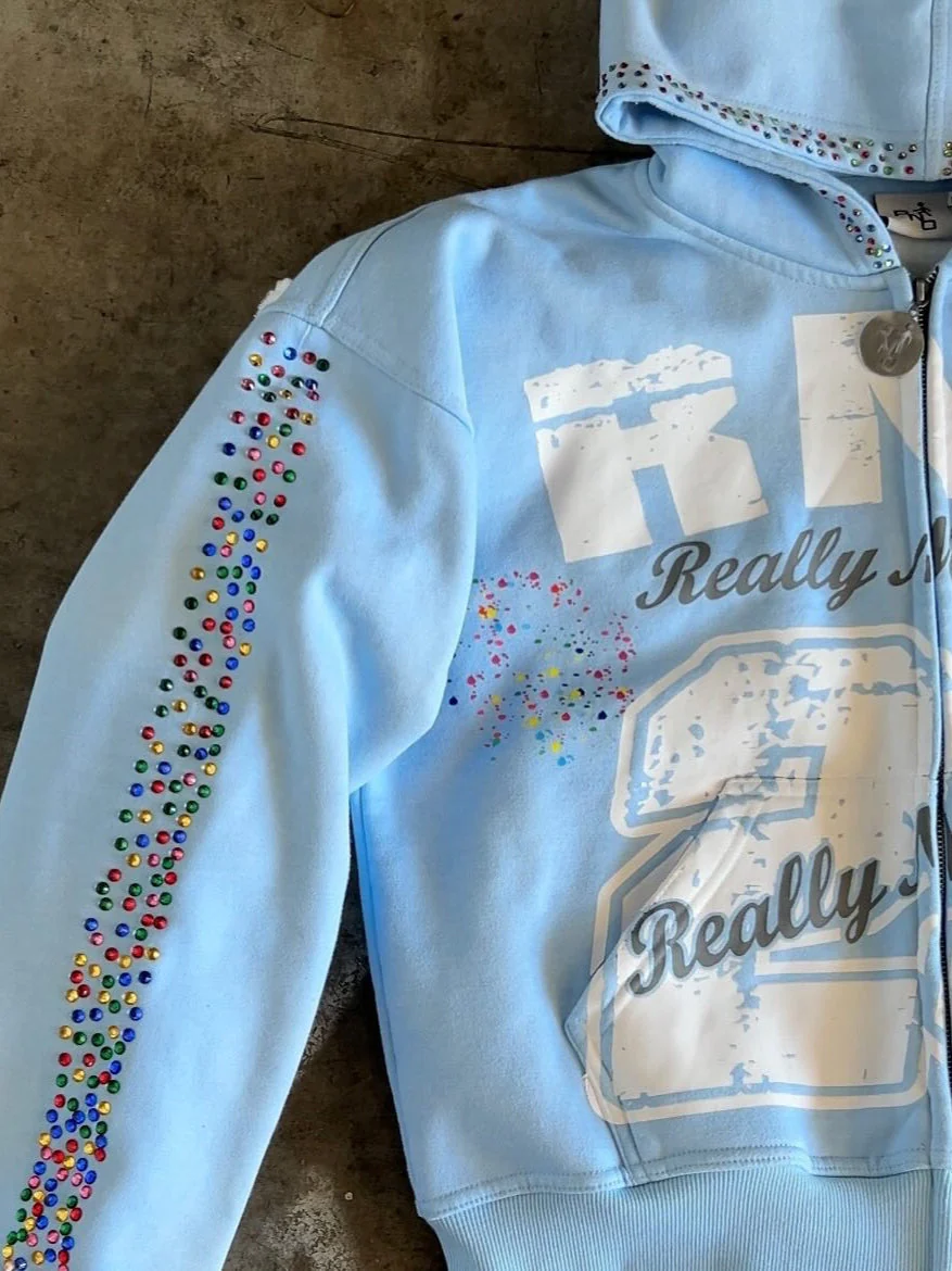 Hip-Hop Street Style Letter Print Hoodie - Image 2