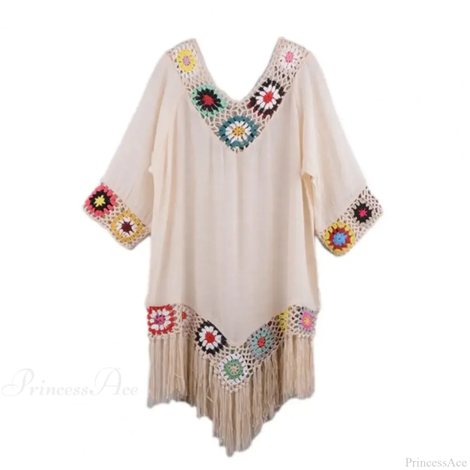 Hollow Out Crochet Bikini Cover Up - Image 13