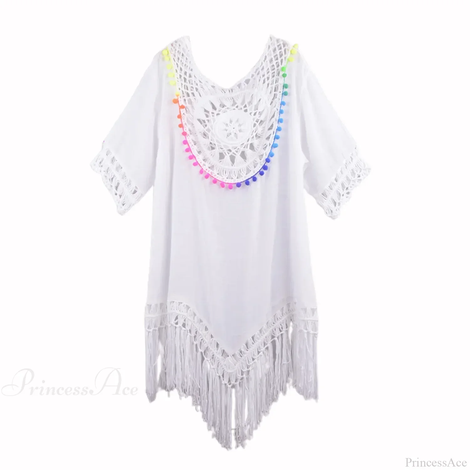 Hollow Out Crochet Bikini Cover Up - Image 14