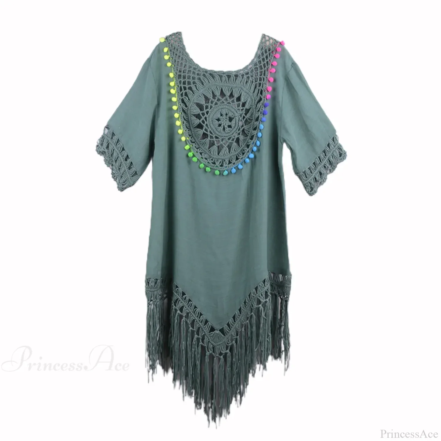 Hollow Out Crochet Bikini Cover Up - Image 16