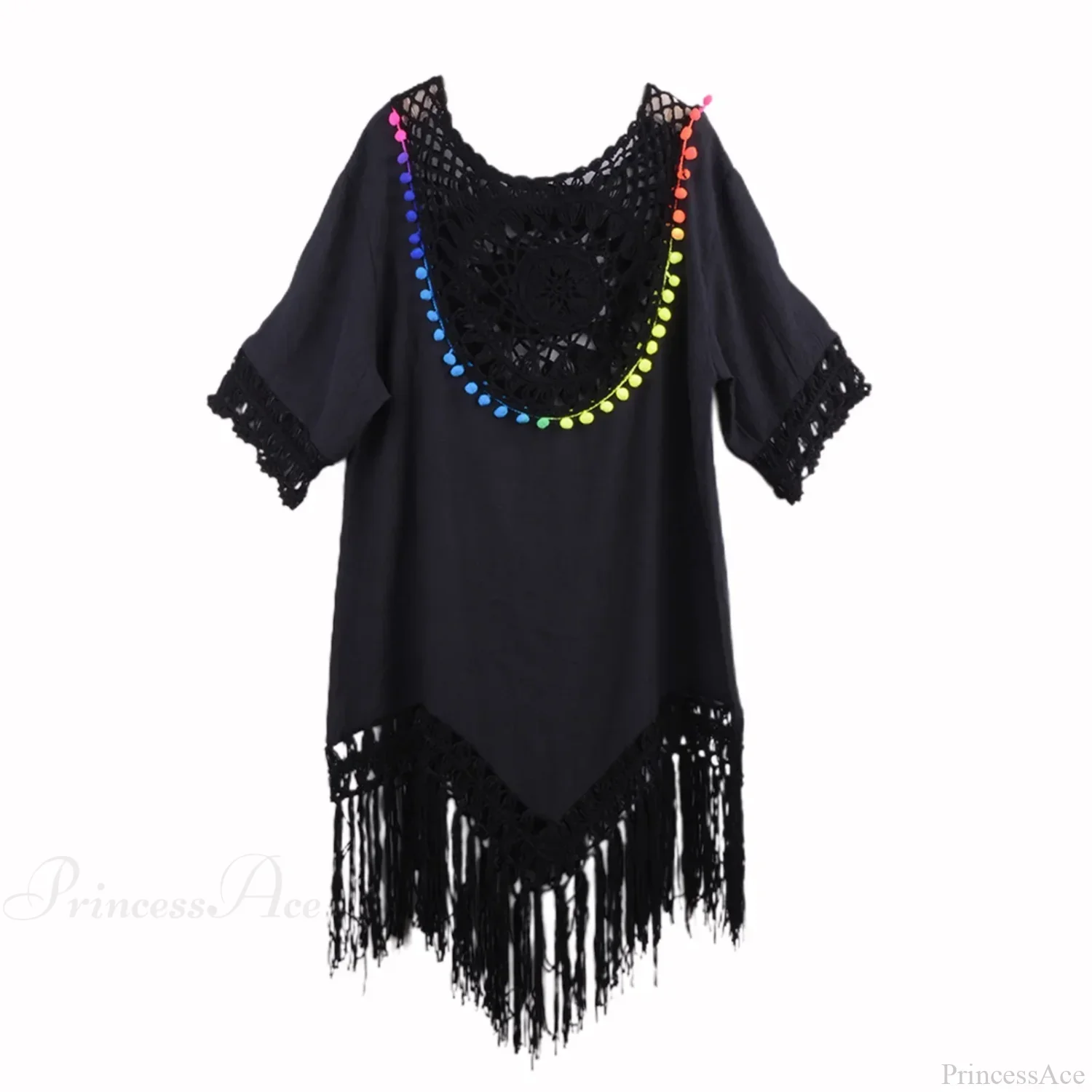Hollow Out Crochet Bikini Cover Up - Image 17