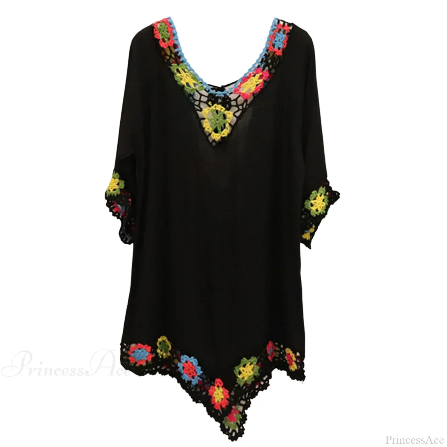 Hollow Out Crochet Bikini Cover Up - Image 21